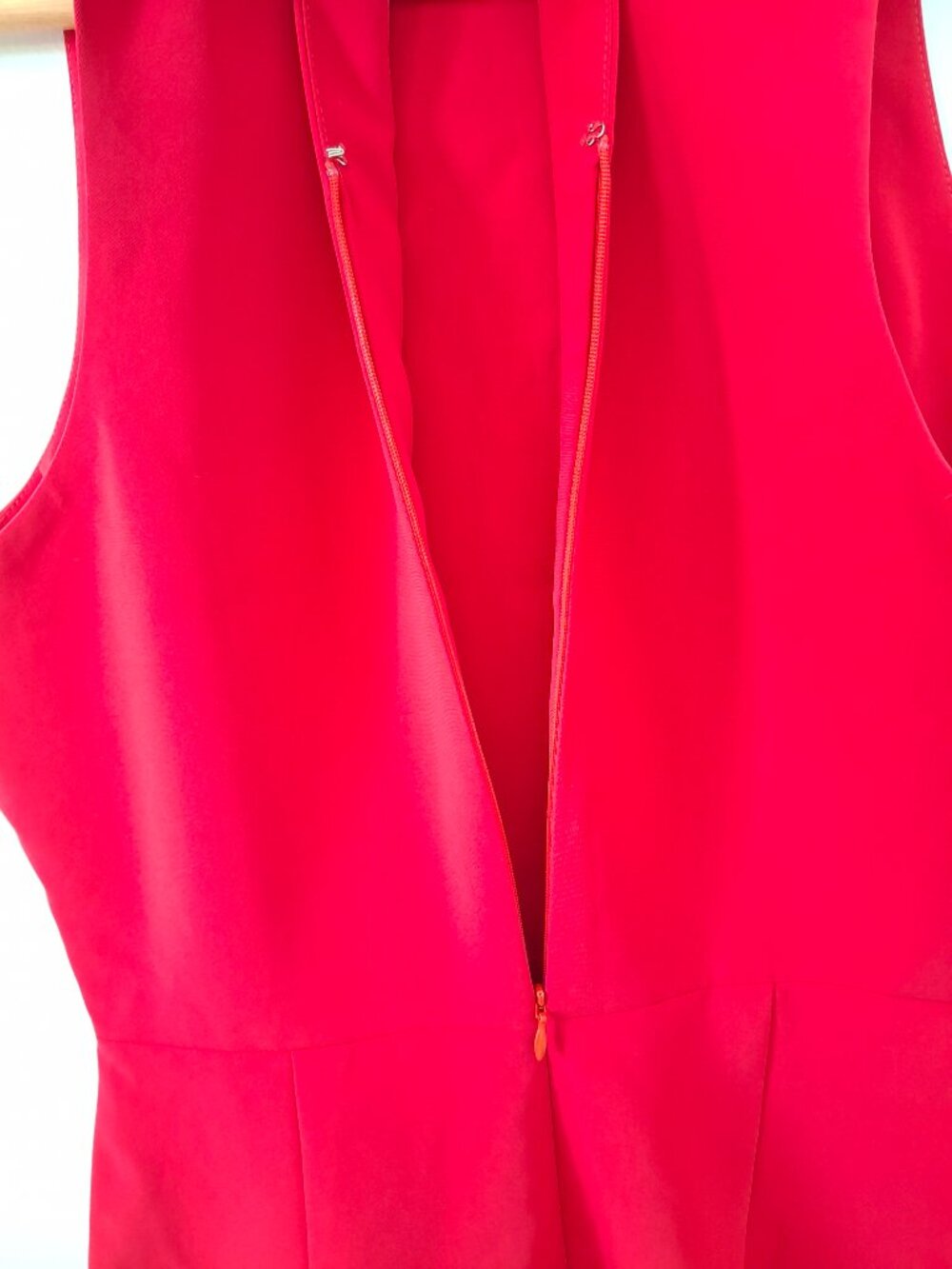 (New) Amanda Uprichard – Marshall Mini Dress (Red) Women's Medium - Picture 13 of 16